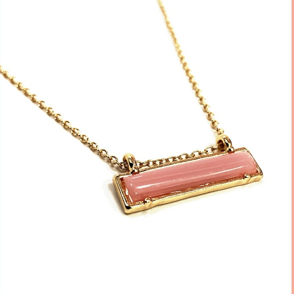 Gen 3 gold necklace with rose gem